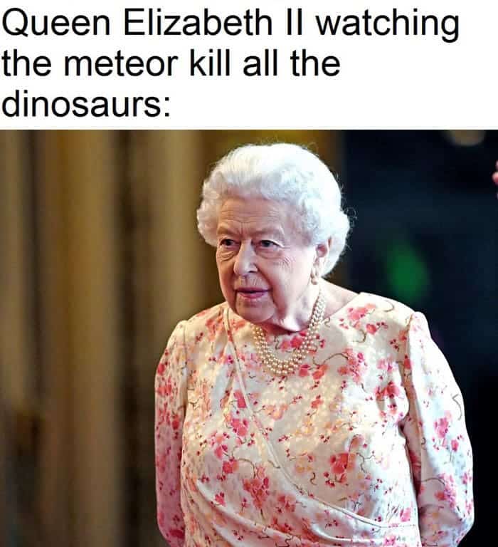 Queen Elizabeth life meme photo